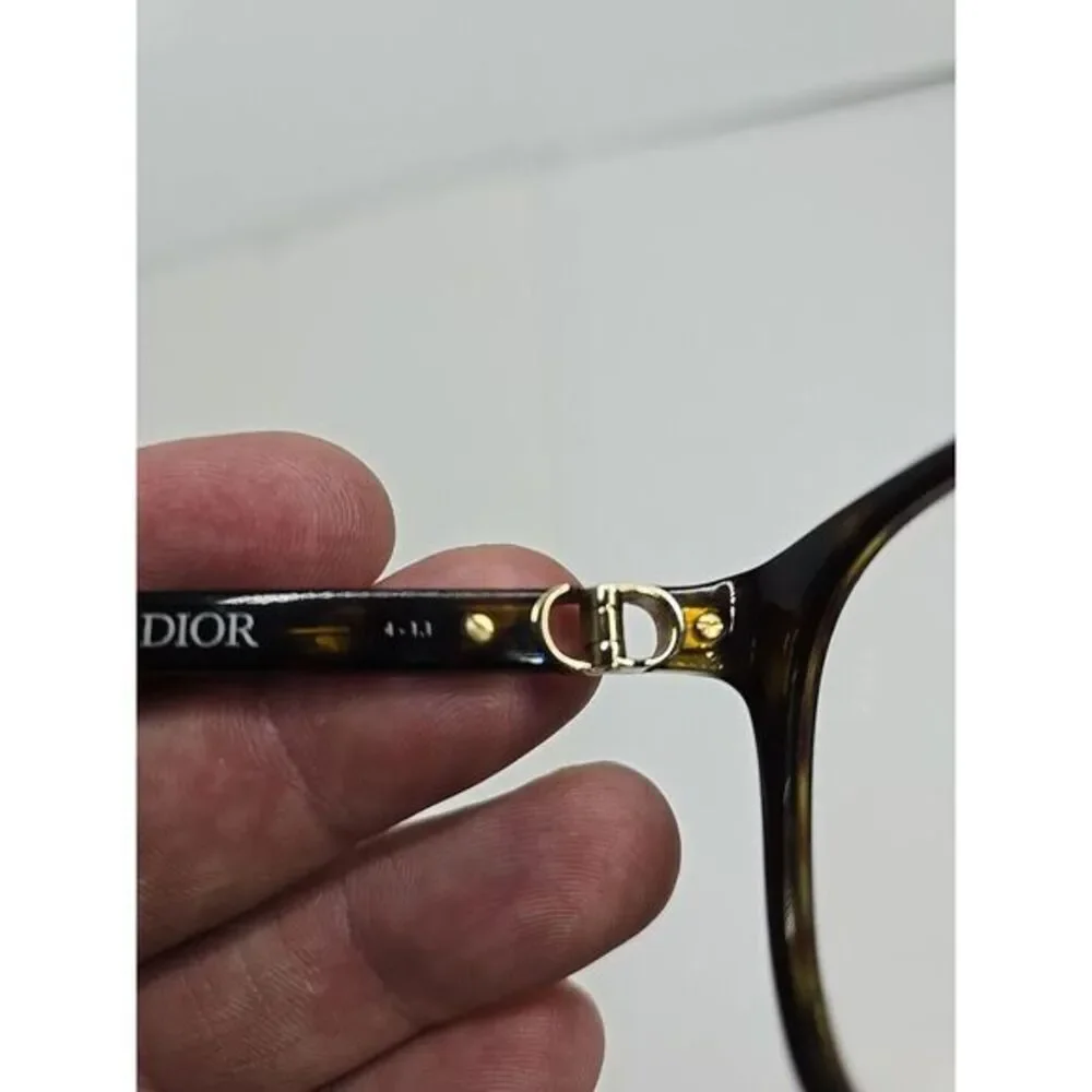 $390 DIOR 30Montaigne Mini SI Brown Rectangular Eyeglasses 50 18‎ 135 W A 4 1.1